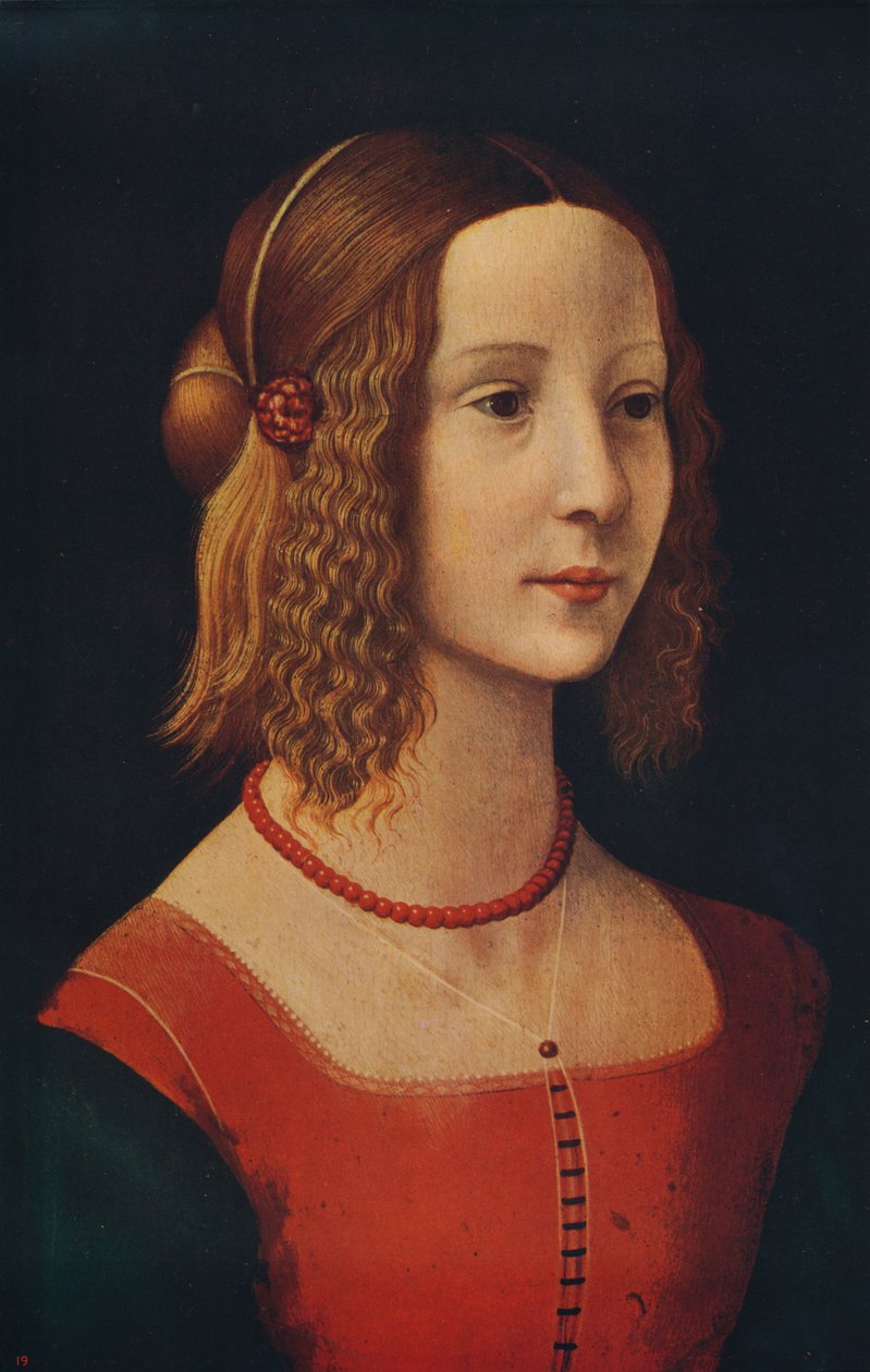 Bir Kızın Portresi, c1490, c1915 by Unbekannt