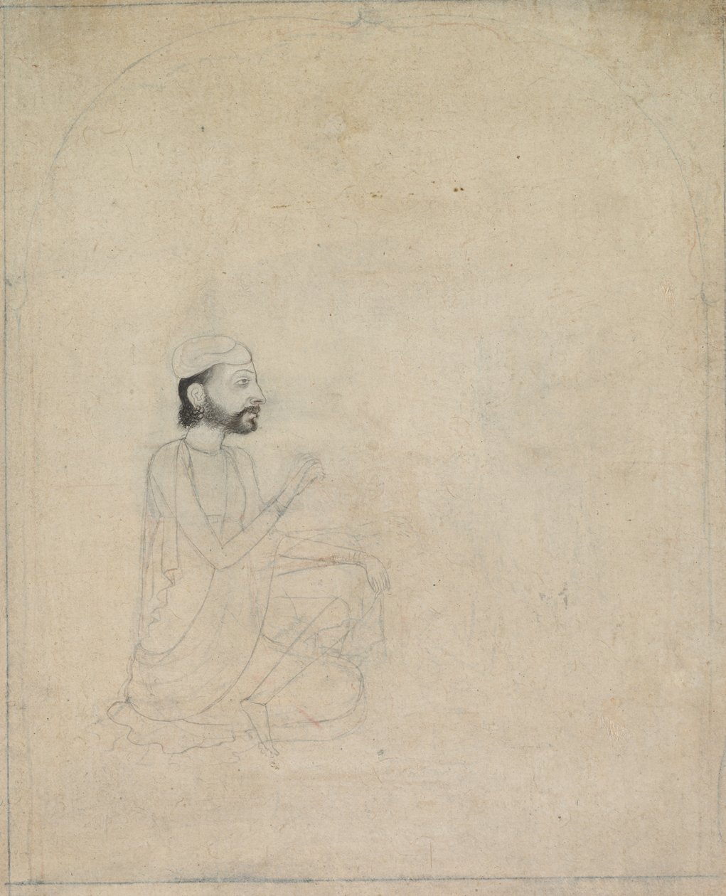 Oturan Bir Adamın Portresi, c. 1830-1850. by Unbekannt