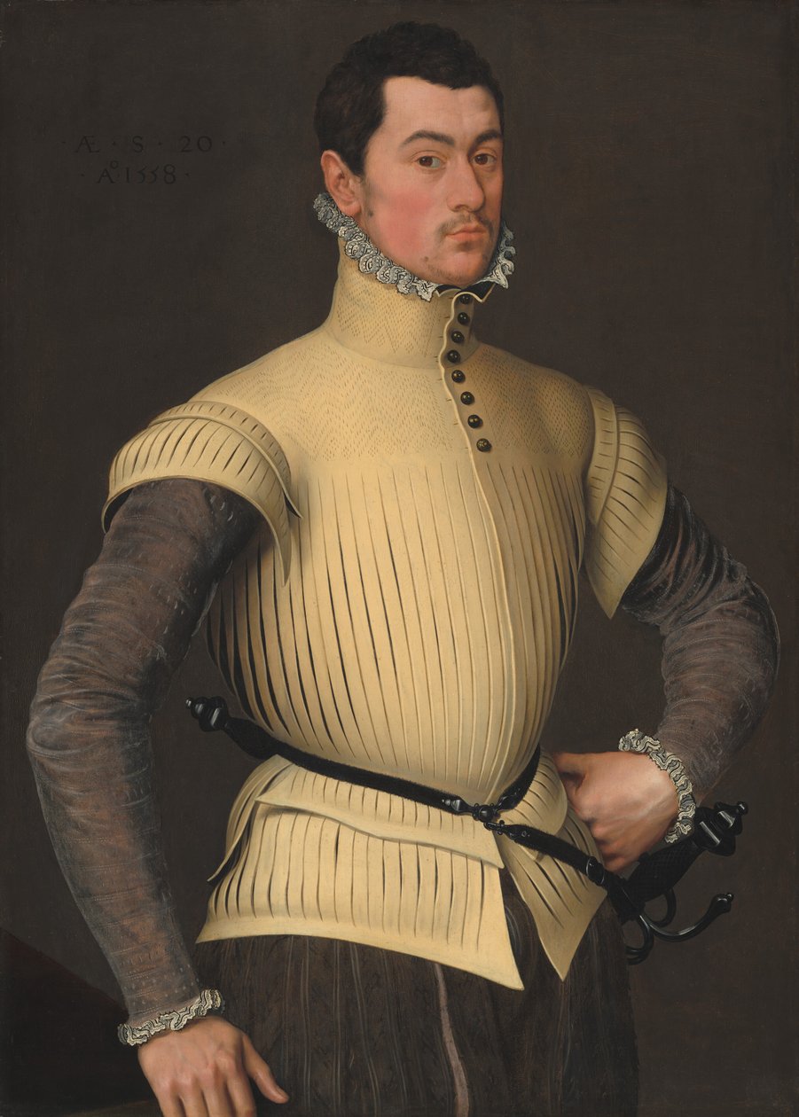 Genç Bir Adamın Portresi, 1558. by Unbekannt