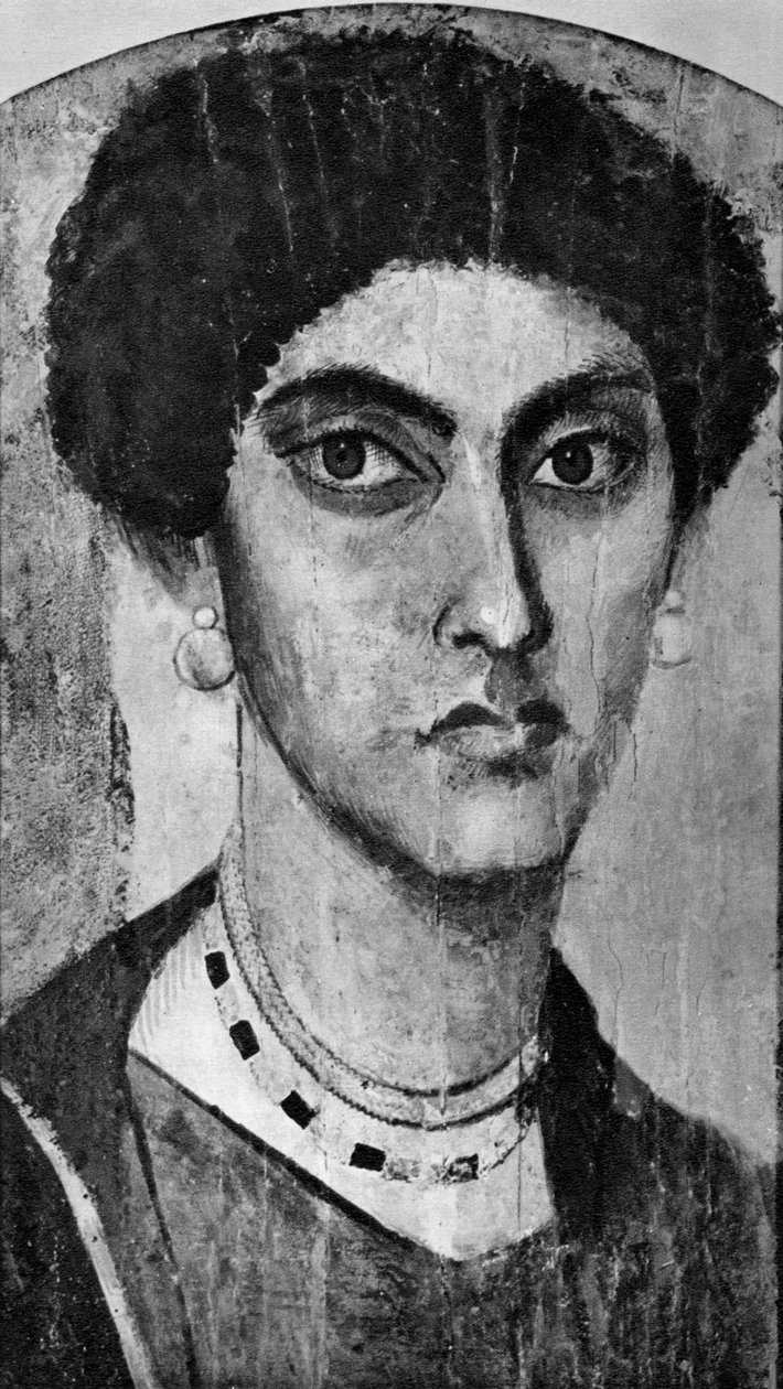 Bir bayanın portresi, Al-Fayyum, Mısır, 2. yüzyıl 1936 by Unbekannt