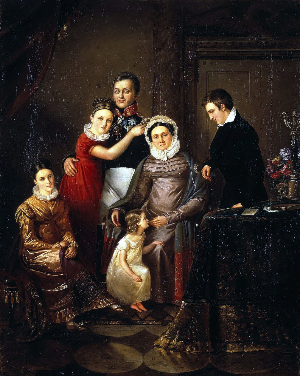 Prens Nikolay Repnin-Volkonsky Ailesinin Portresi, 1820