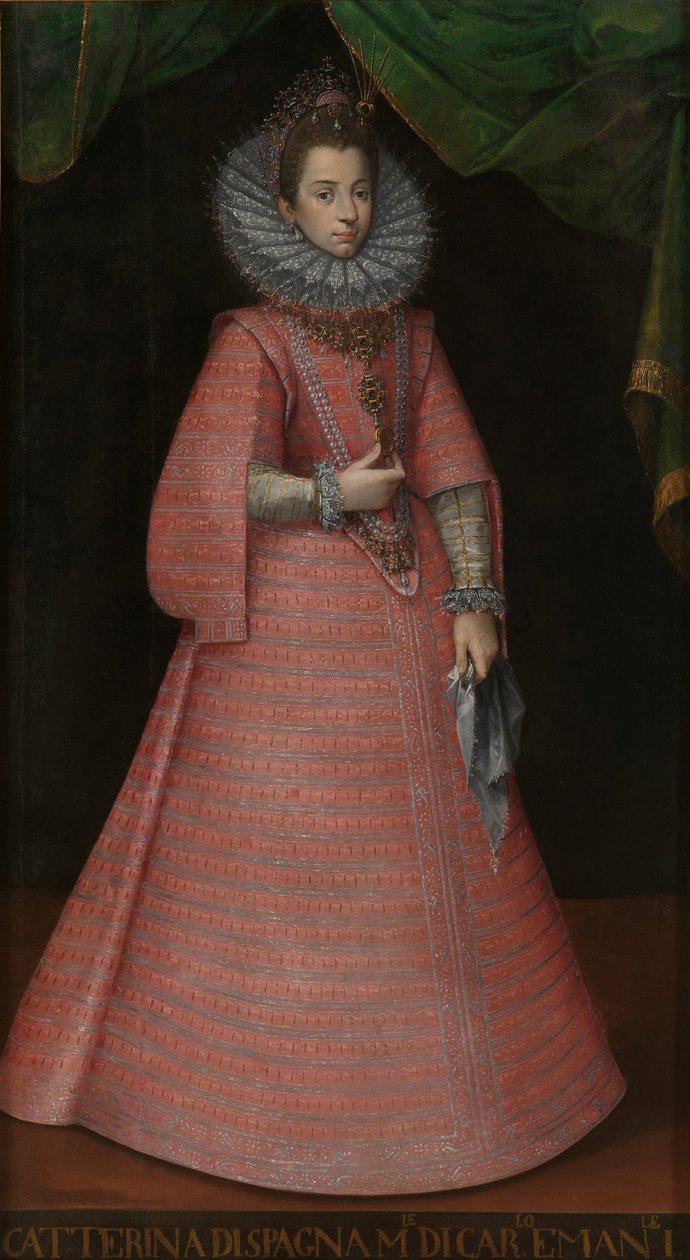 İspanya'nın İnfanta Catherine Michelle portresi 1567-1597 by Unbekannt