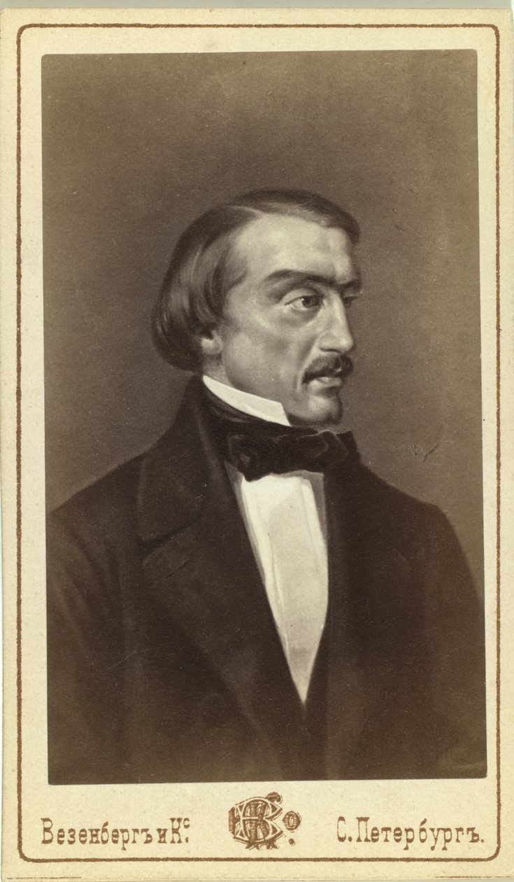 Edebi Eleştirmen ve Filozof Vissarion G. Belinsky'nin Portresi 1811-1848 by Unbekannt