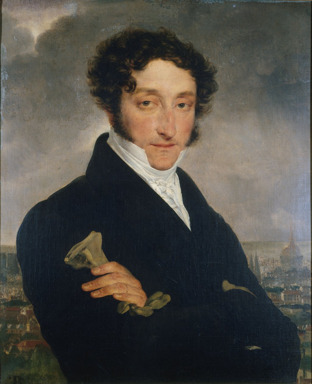Yazarın portresi Charles Nodier 1780-1877, c. 1830. by Unbekannt