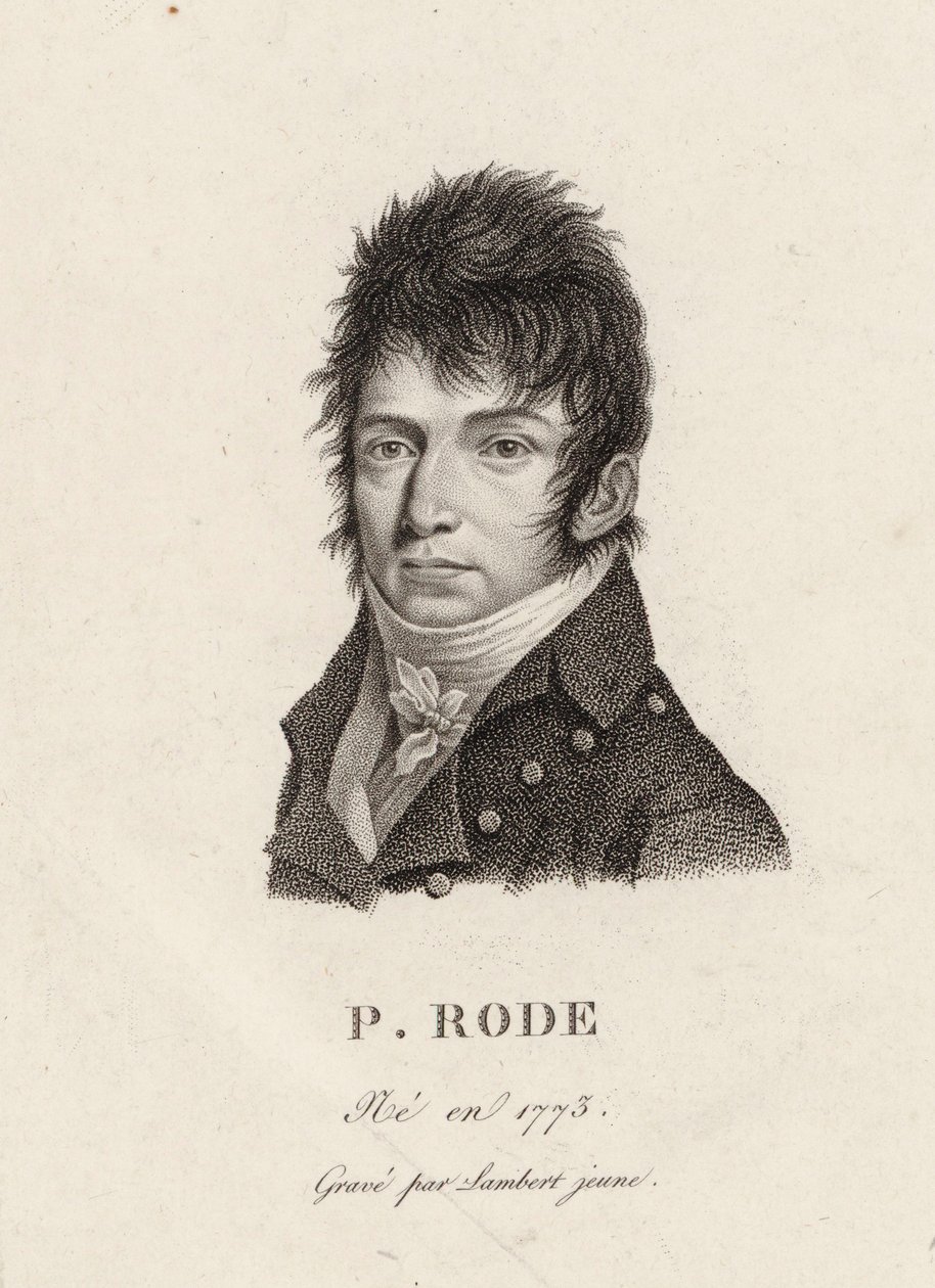 Besteci Pierre Jacques Joseph Rode 1774-1830