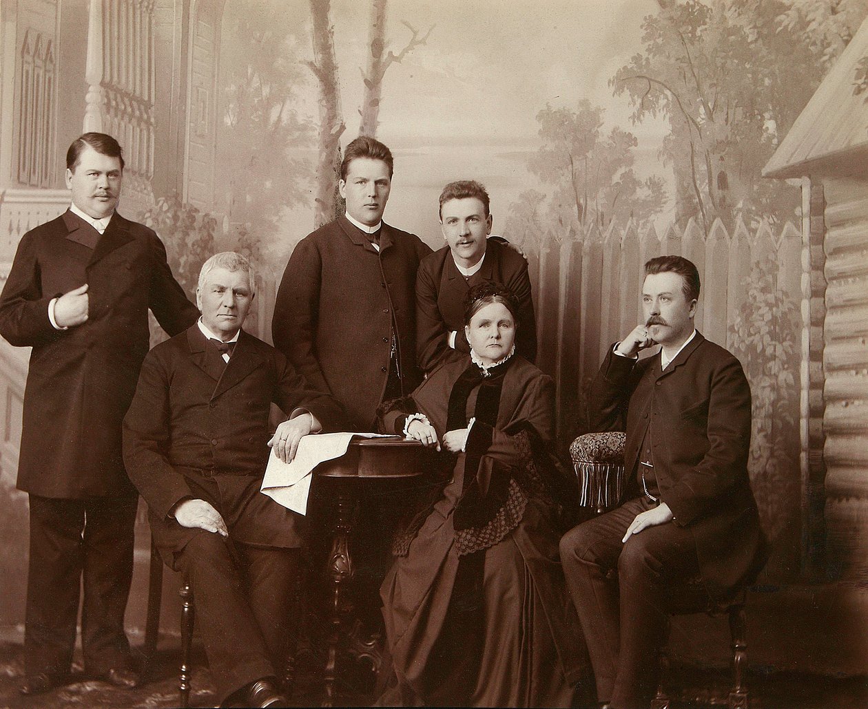 Sophia Perovskaya ailesinin portresi, 1860