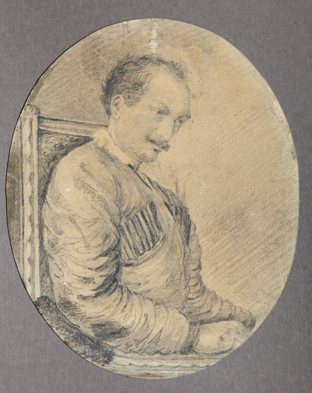 Şairin portresi, Decembrist Kont Alexander I. Odoevsky 1802-1839, 1837-1839 by Unbekannt
