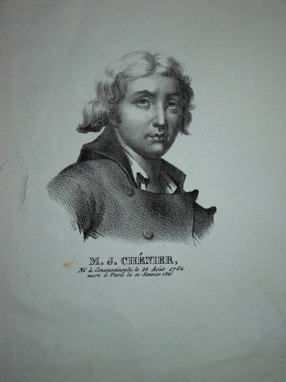 Şair ve oyun yazarı Marie-Joseph Chénier