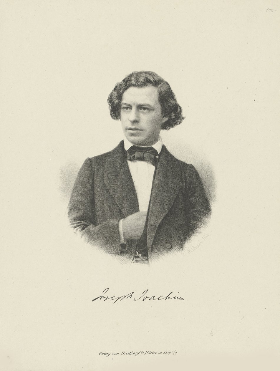 Kemancı ve besteci Joseph Joachim