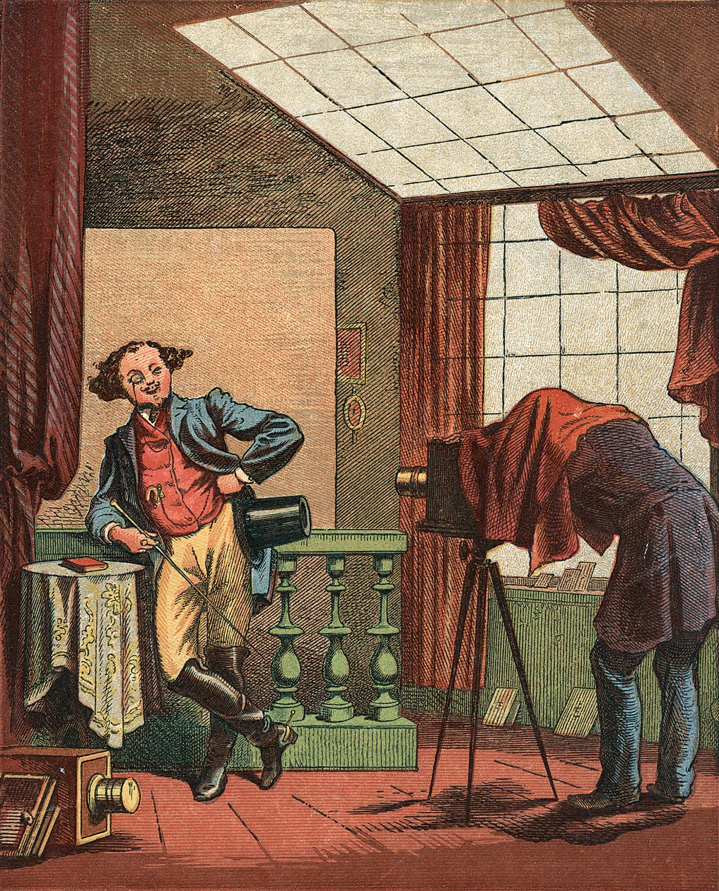 Portre fotoğrafçıları stüdyosu, 1871 by Unbekannt