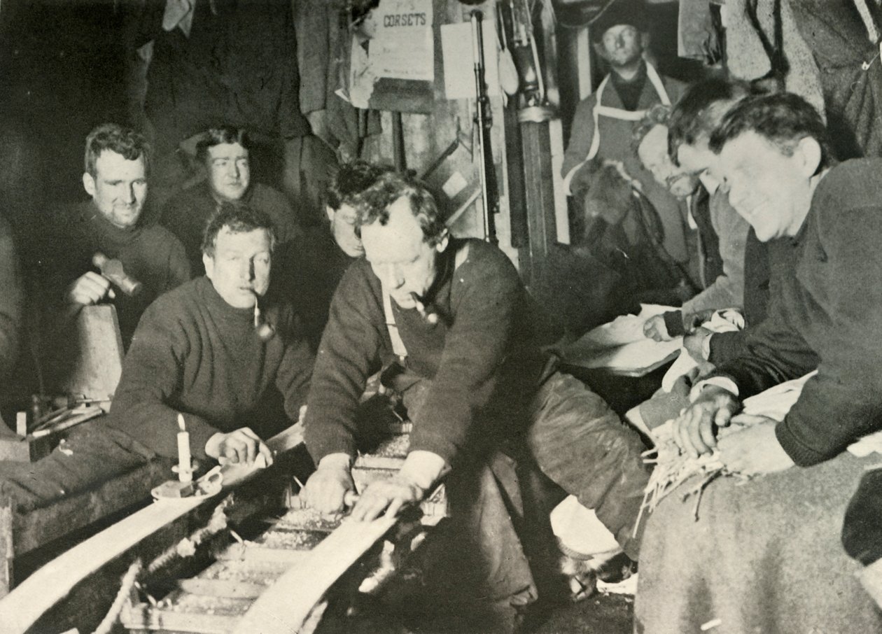 Kışın Kızak Hazırlamak, 1908, 1909 by Unbekannt