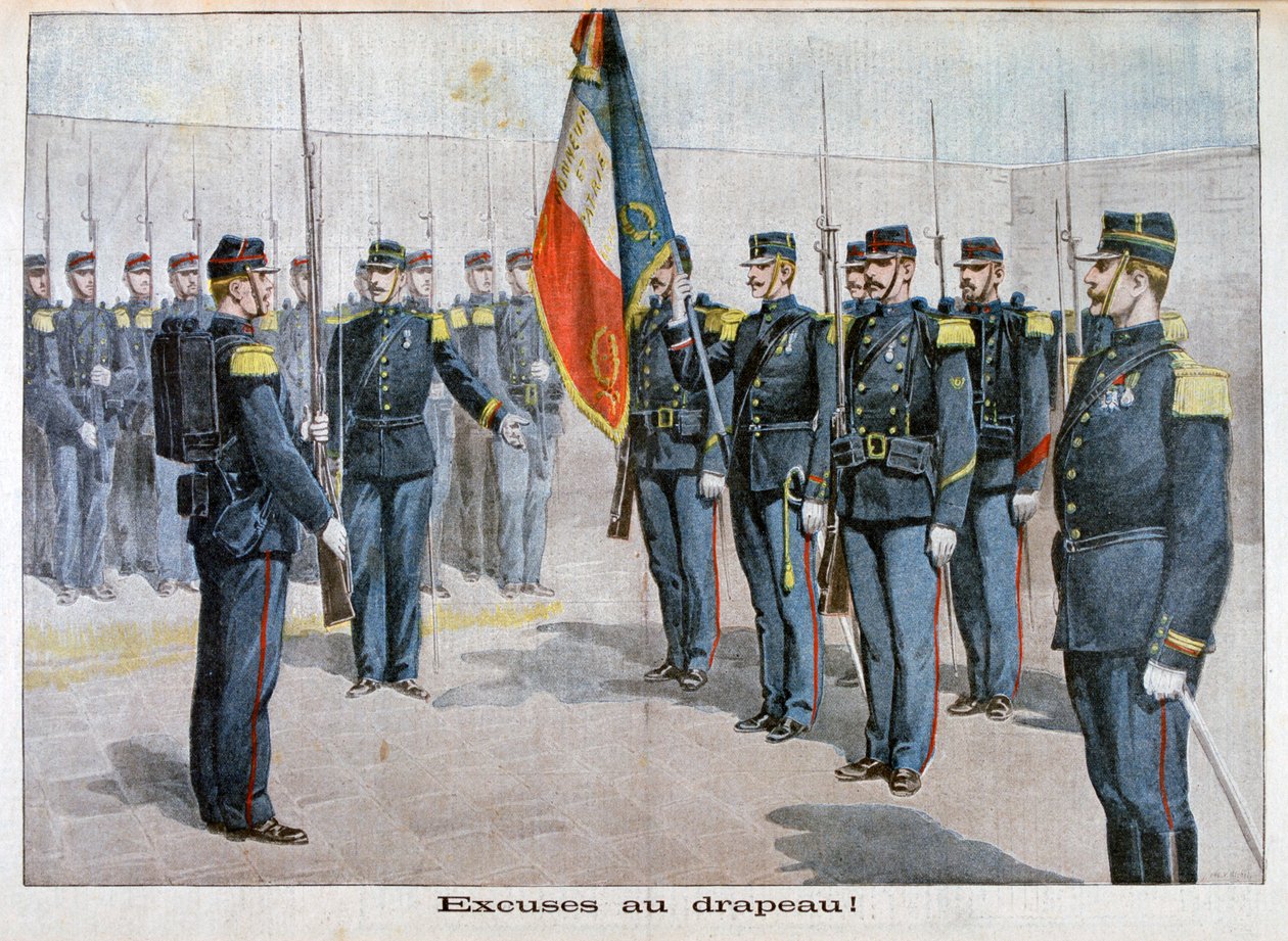 Bayrağa bahaneler sunmak, Toulon, Fransa, 1898 by Unbekannt