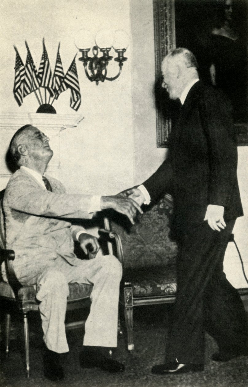 Başkan Benes, 1942, 1947'de FD Roosevelt'i ziyaret etti. by Unbekannt