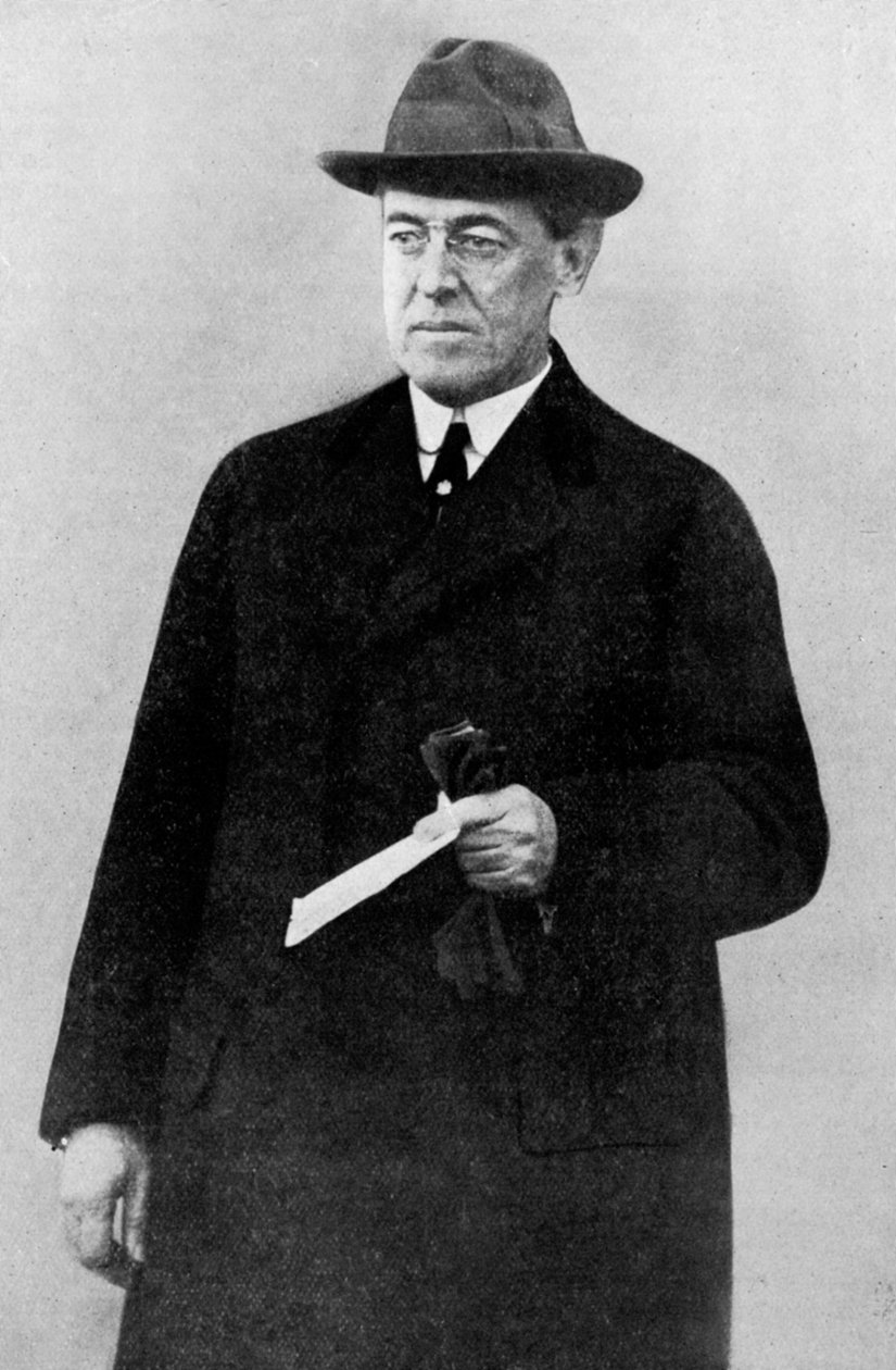 Başkan Woodrow Wilson, Birinci Dünya Savaşı, 1916, c1920 by Unbekannt