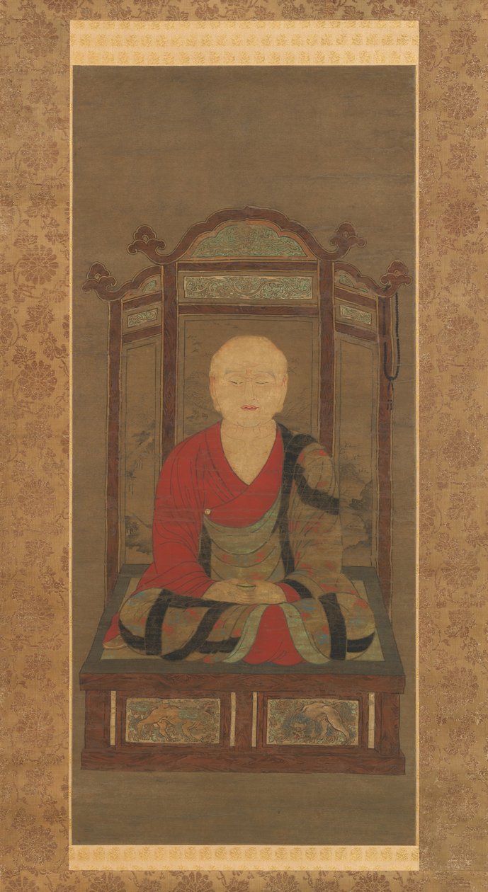 Meditasyondaki rahip, 15. yüzyıl. by Unbekannt