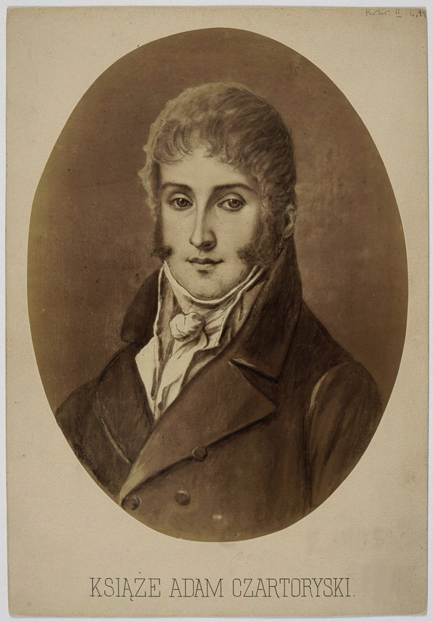 Prens Adam Jerzy Czartoryski 1770-1861 by Unbekannt