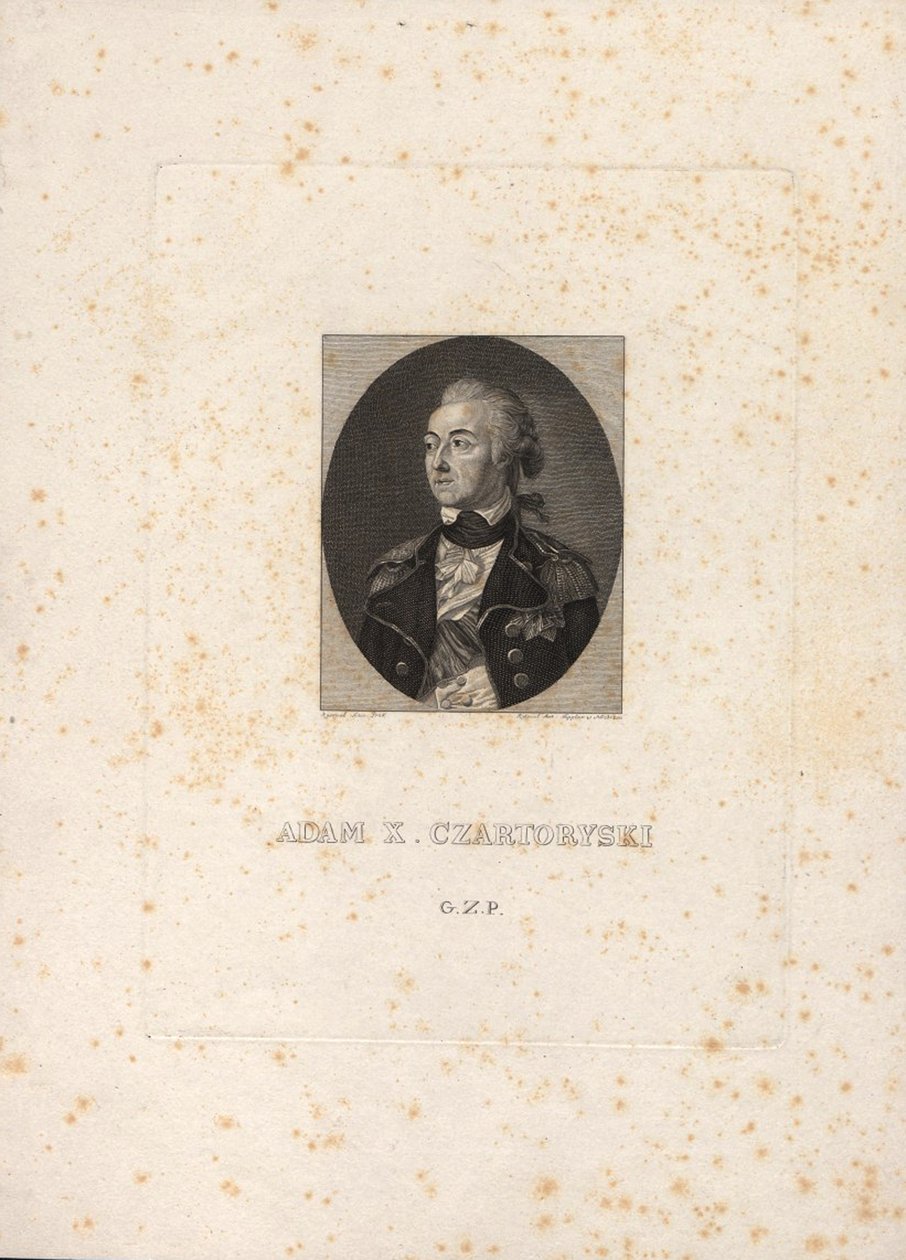 Prens Adam Kazimierz Czartoryski 1734-1823 by Unbekannt