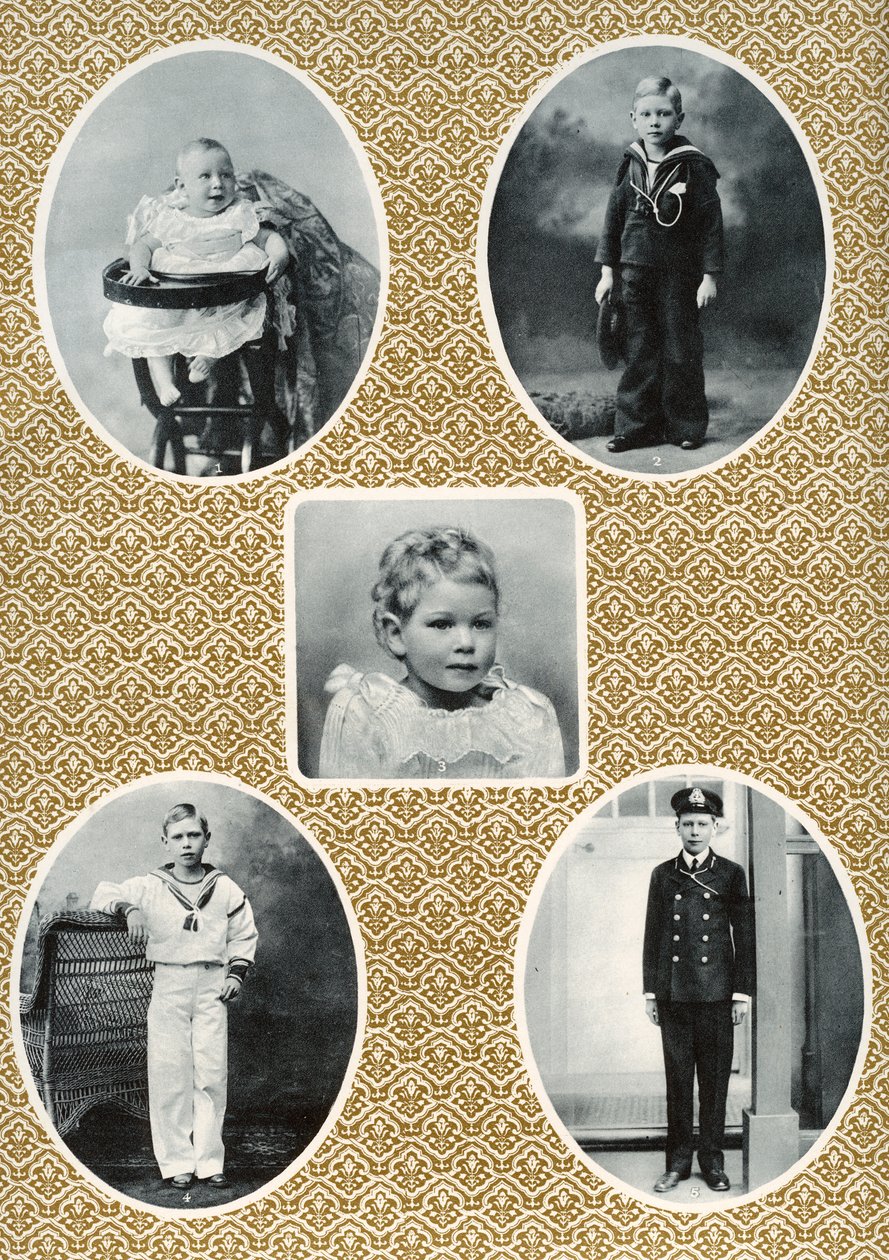 Prens Albert Windsor, bir yaşından on beş yaşına kadar, c1896-1910 by Unbekannt