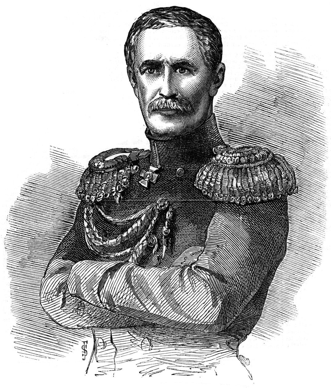 Prens Alexander Sergeevich Menshikov, Rus askeri komutanı, 1853 by Unbekannt