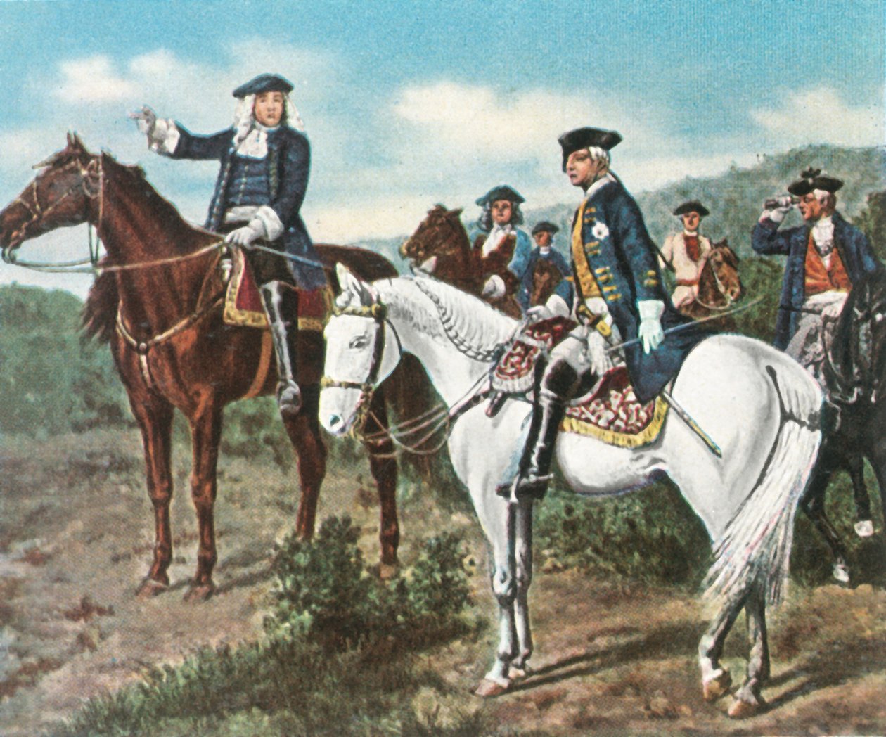 Prens Eugene ve Veliaht Prens Frederick, 1734, 1936. by Unbekannt