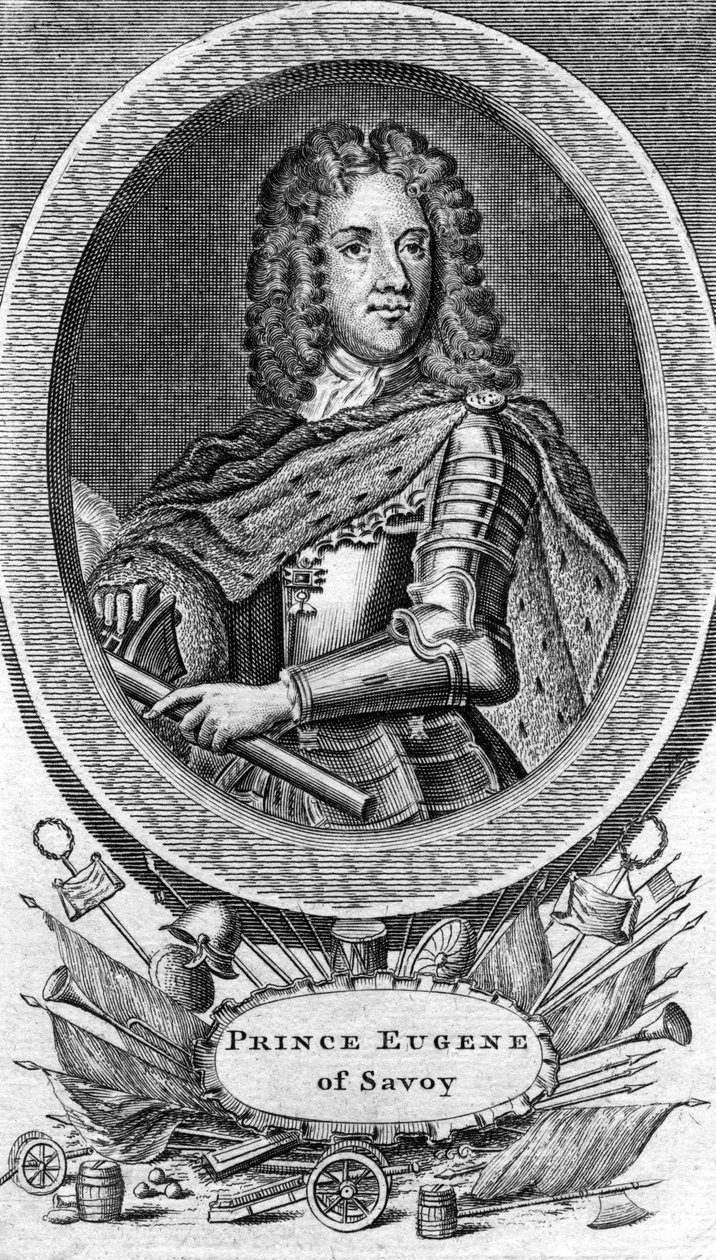 Avusturya ordusunda general Savoy Prensi Eugene by Unbekannt