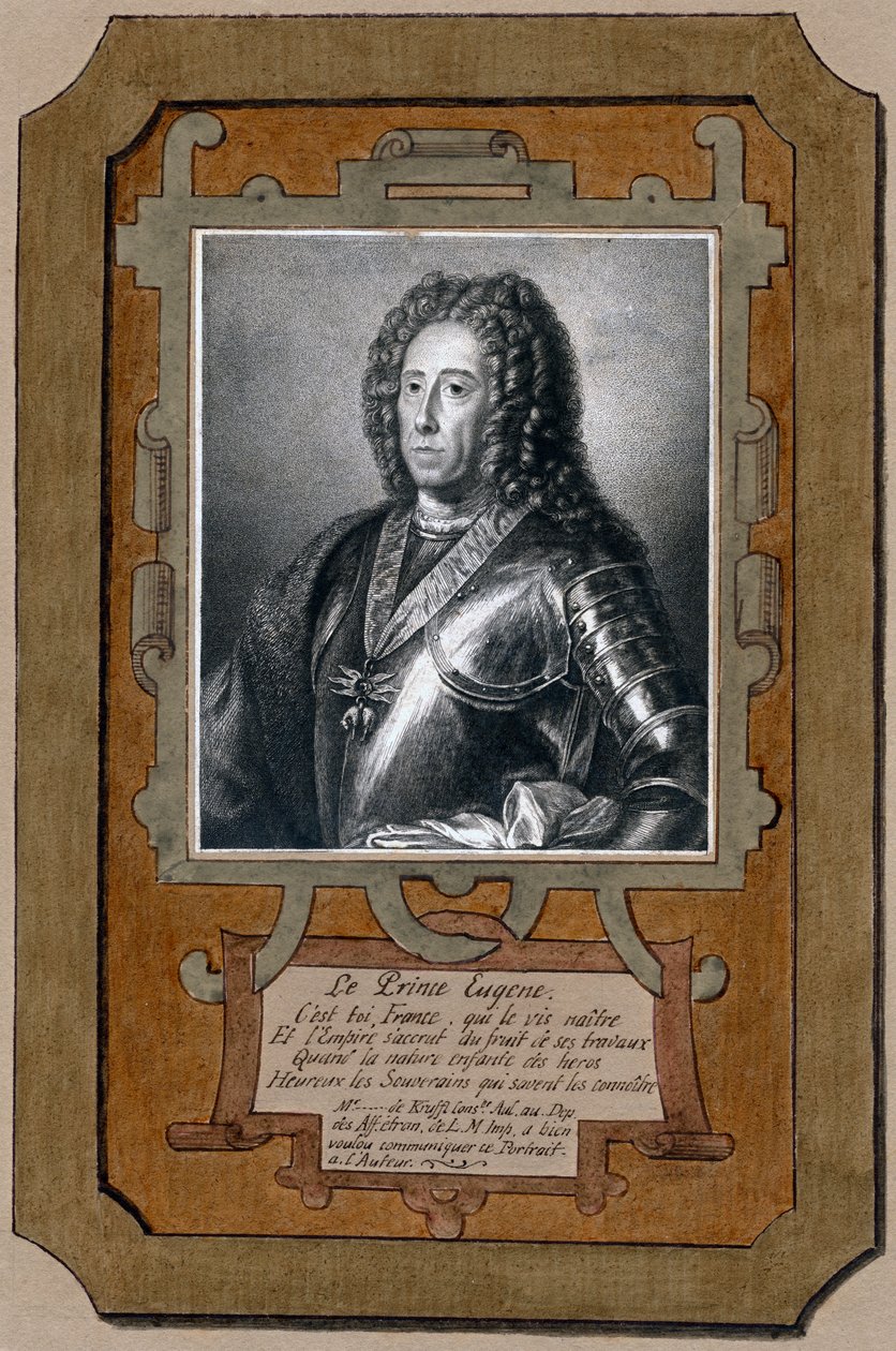 Avusturya ordusunda general Savoy Prensi Eugene by Unbekannt