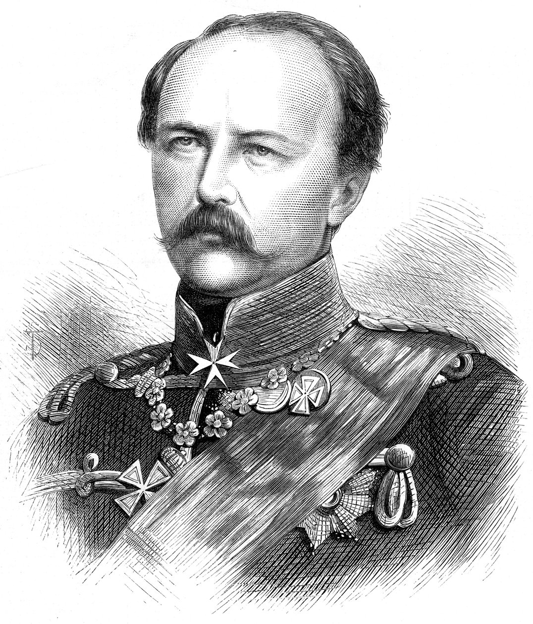 Prusya Prensi Frederick Charles Nicholas 1828-1885, 1870 by Unbekannt