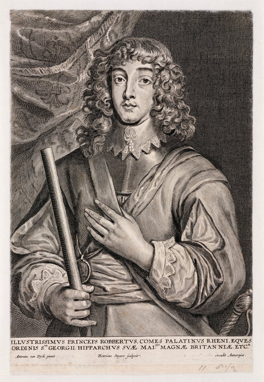 Ren Prensi Rupert, süvari subayı, c 1640 by Unbekannt