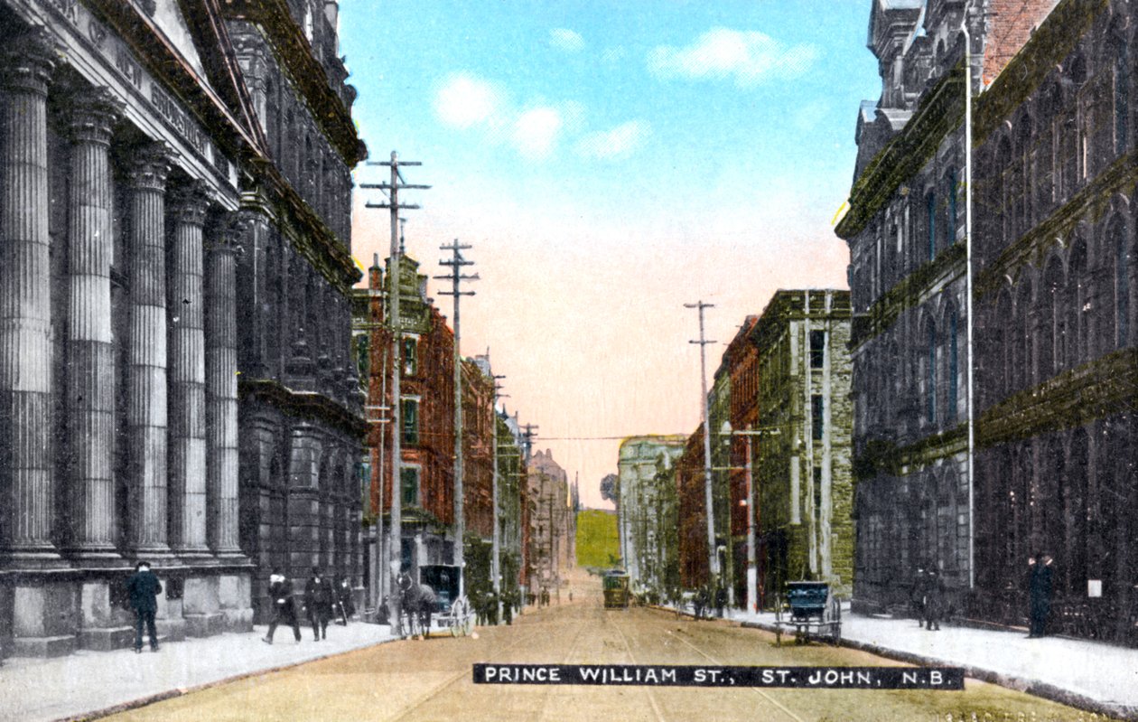 Prince William Street, Saint John, New Brunswick, Kanada, c1900s by Unbekannt