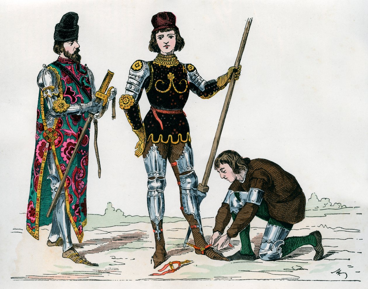 Prens, bey ve uşak, 15. yüzyıl 1882-1884 by Unbekannt