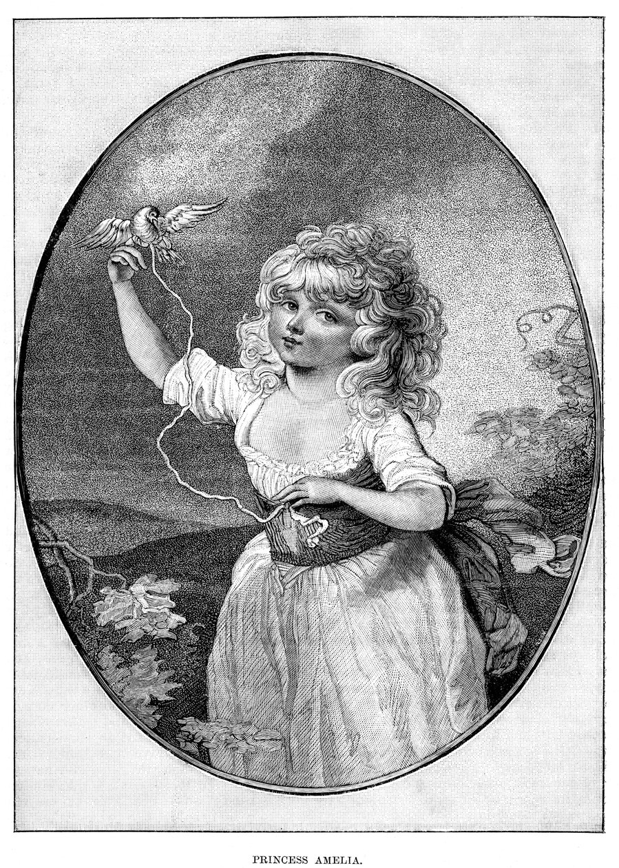 Prenses Amelia, George III ve Kraliçe Charlotte