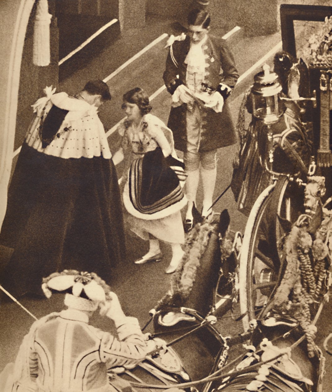 Prenses Elizabeth Treni Yönetiyor, 12 Mayıs 1937 by Unbekannt