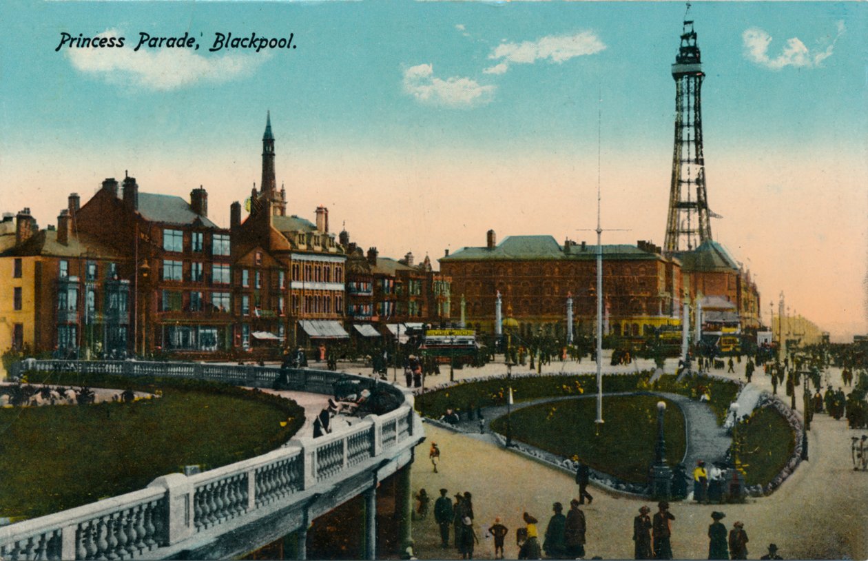 Prenses Geçit Töreni, Blackpool, c1915 by Unbekannt