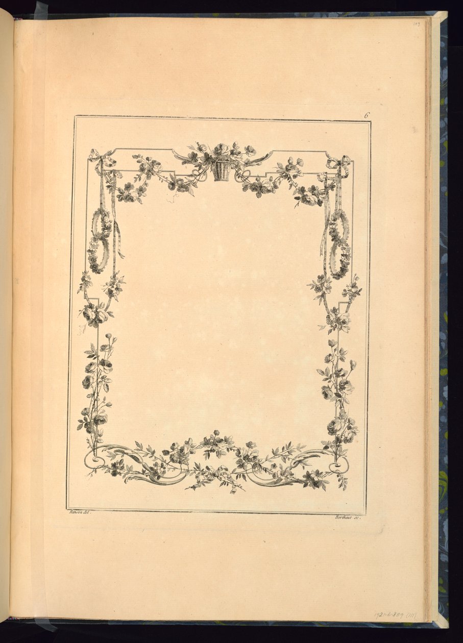 Print, Pl. 6, 18. kitap karteller ve Ranson