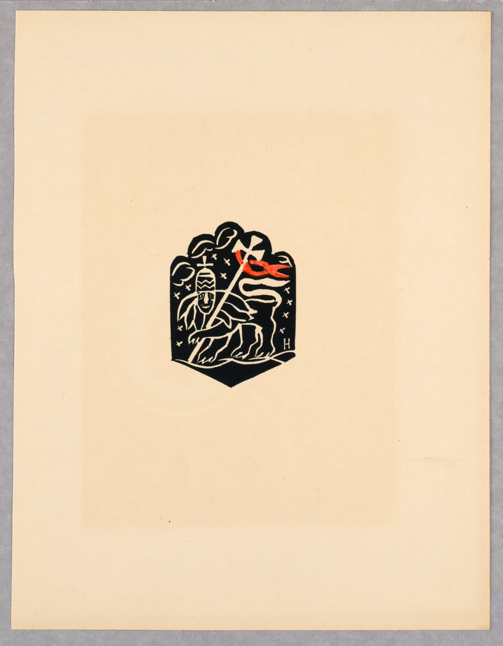 Print, Vignette, Plate X, Etiyopya veya Christos, Madonna ve Saints, eski Etiyopya Kodeksi Portföyünün aydınlatmalarında gördüğüm gibi, 1920 by Unbekannt