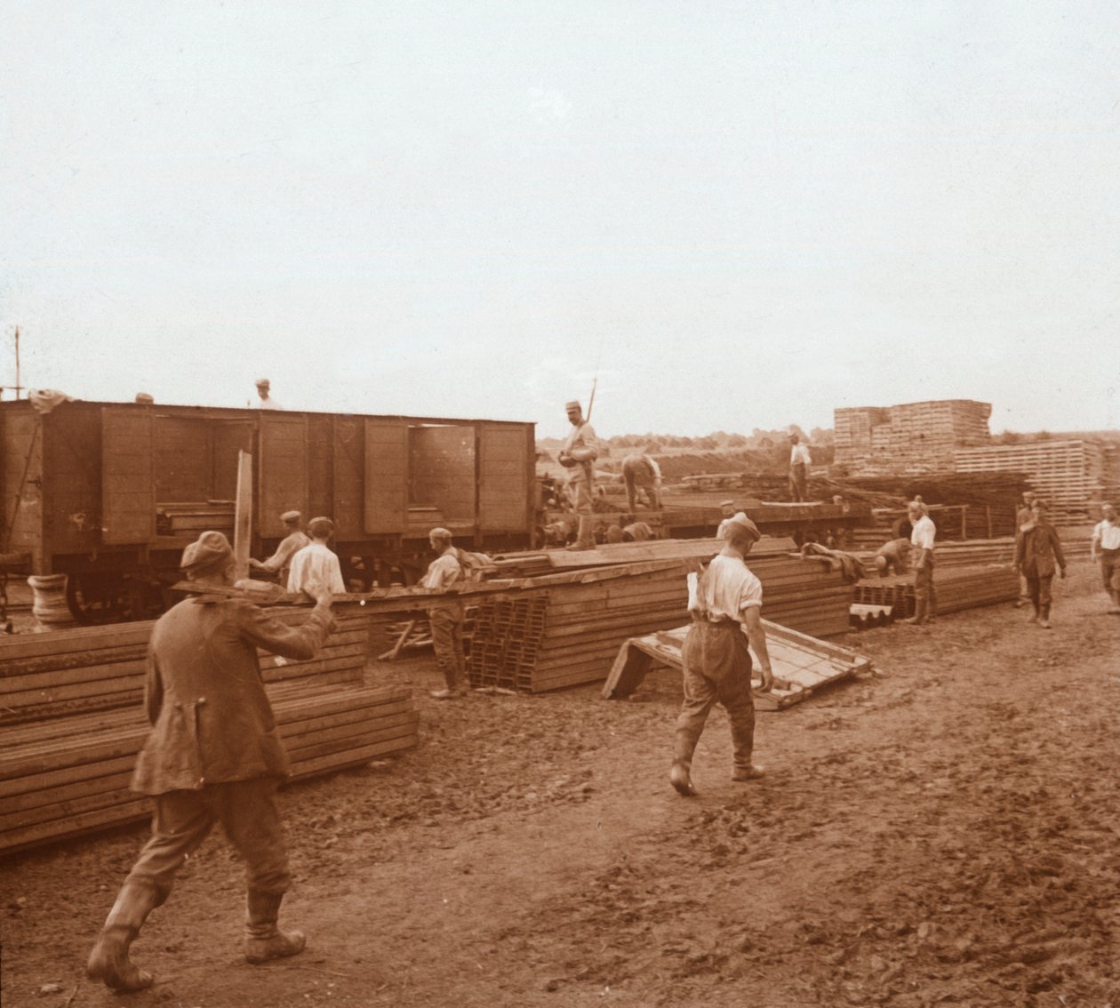 Mahkumlar, Genicourt, kuzey Fransa, c1914-c1918 by Unbekannt