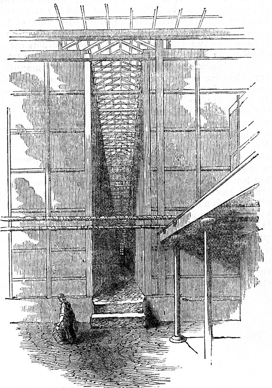 Sülfürik asit üretimi Vitriol veya H2S04 Yağı, 1844 by Unbekannt
