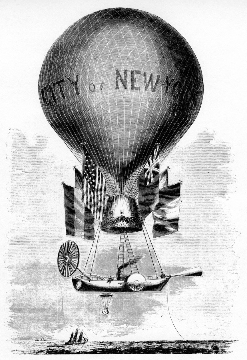 Profesör Lowes Balonu, c1859 by Unbekannt