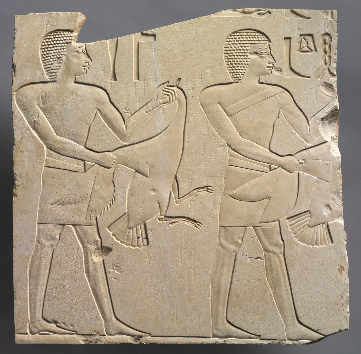 Canlı Kaz Teklifleri ile Peygamber ve Öğretim Üyesi-Rahip, c. 667-647 M.Ö. by Unbekannt