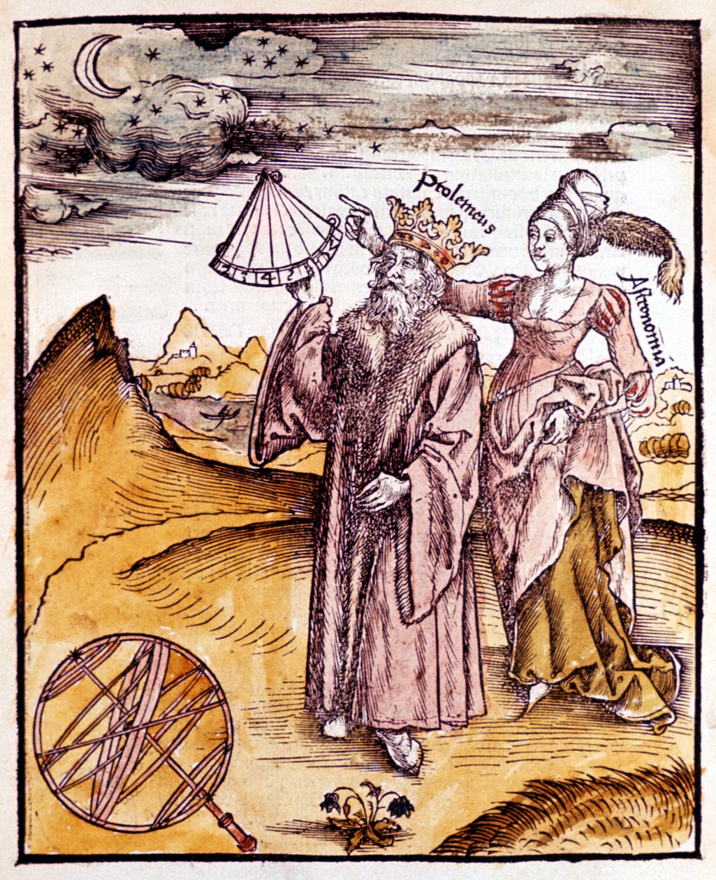 Ptolemy, İskenderiyeli Yunan astronom ve coğrafyacı, 1508 by Unbekannt
