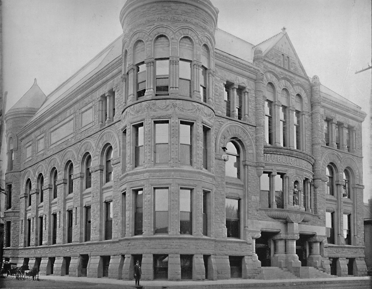 Halk Kütüphanesi Binası, Minneapolis, Minnesota, c1897. by Unbekannt