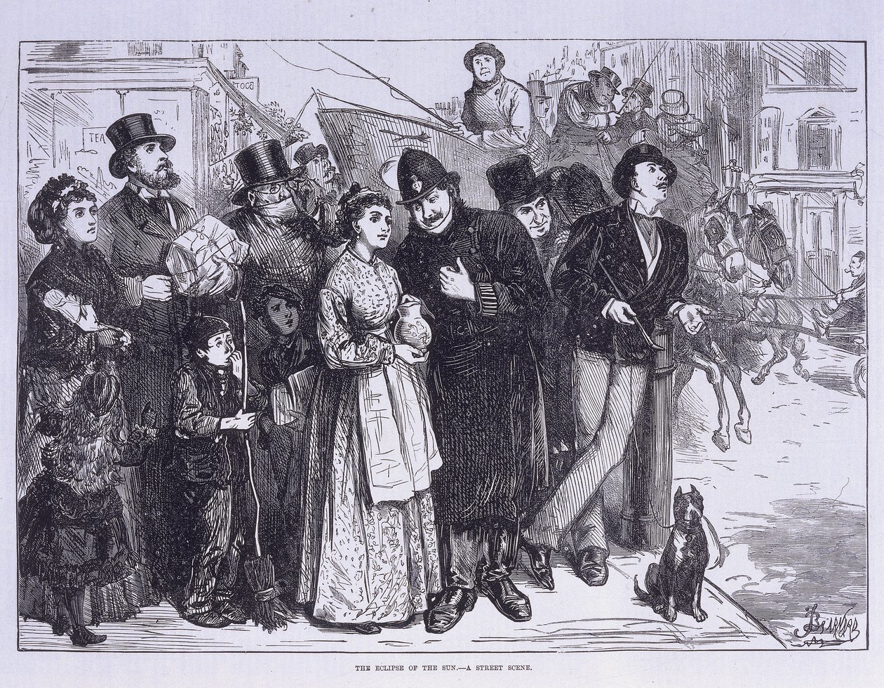 Güneş tutulmasının genel tanığı, Londra, c1870 by Unbekannt