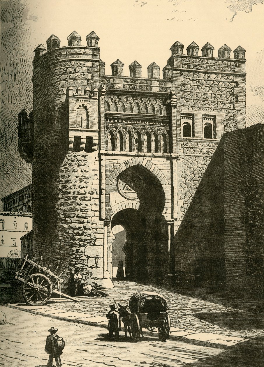 Puerta del Sol, Toledo, 1890. by Unbekannt