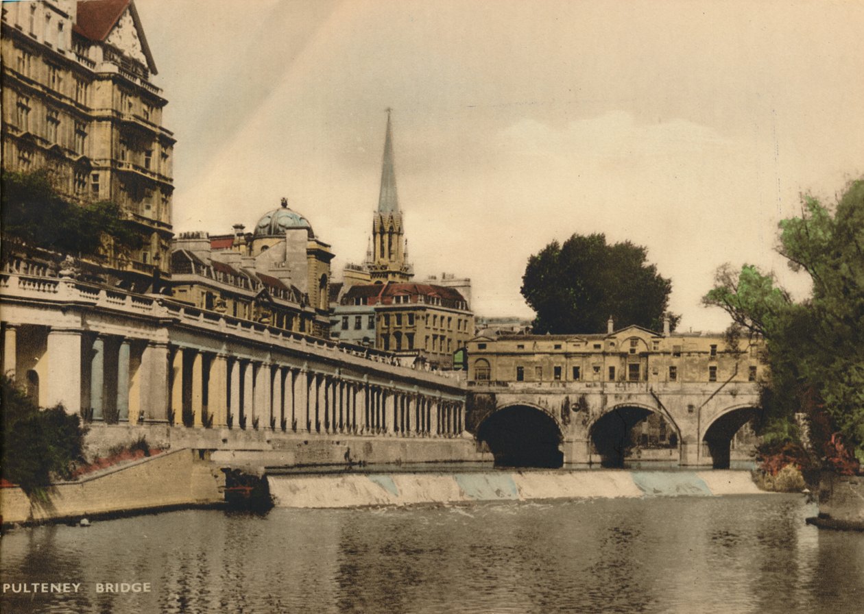 Pulteney Köprüsü, Banyo, Somerset, c1925 by Unbekannt