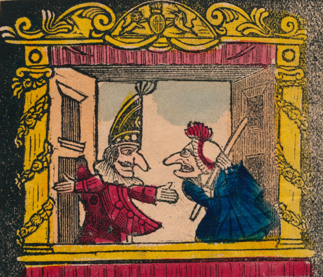 Punch ve Judy, 18. yüzyılın sonu ve 19. yüzyılın başı by Unbekannt