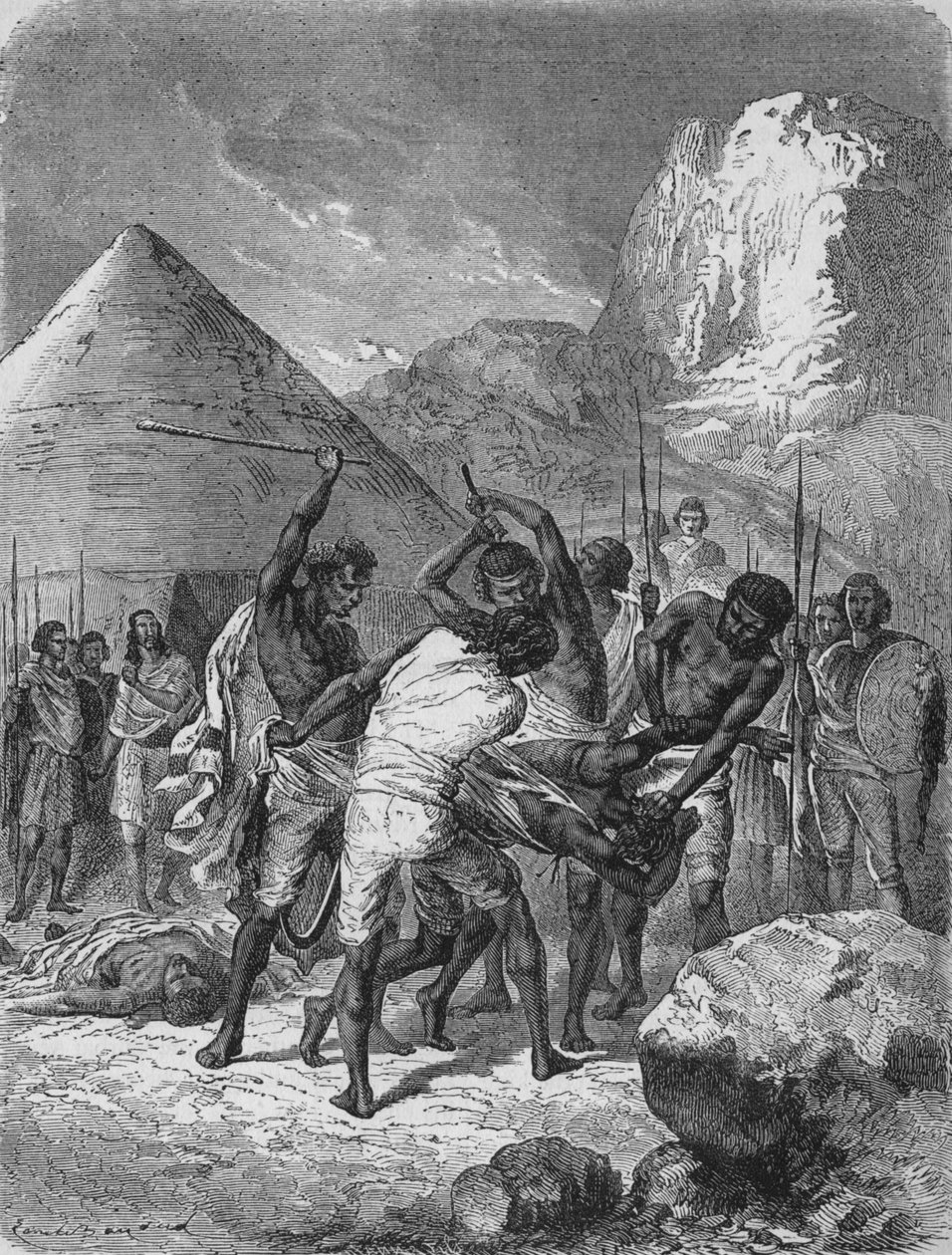 Habeş Esirlerinin Cezalandırılması, c1880 by Unbekannt