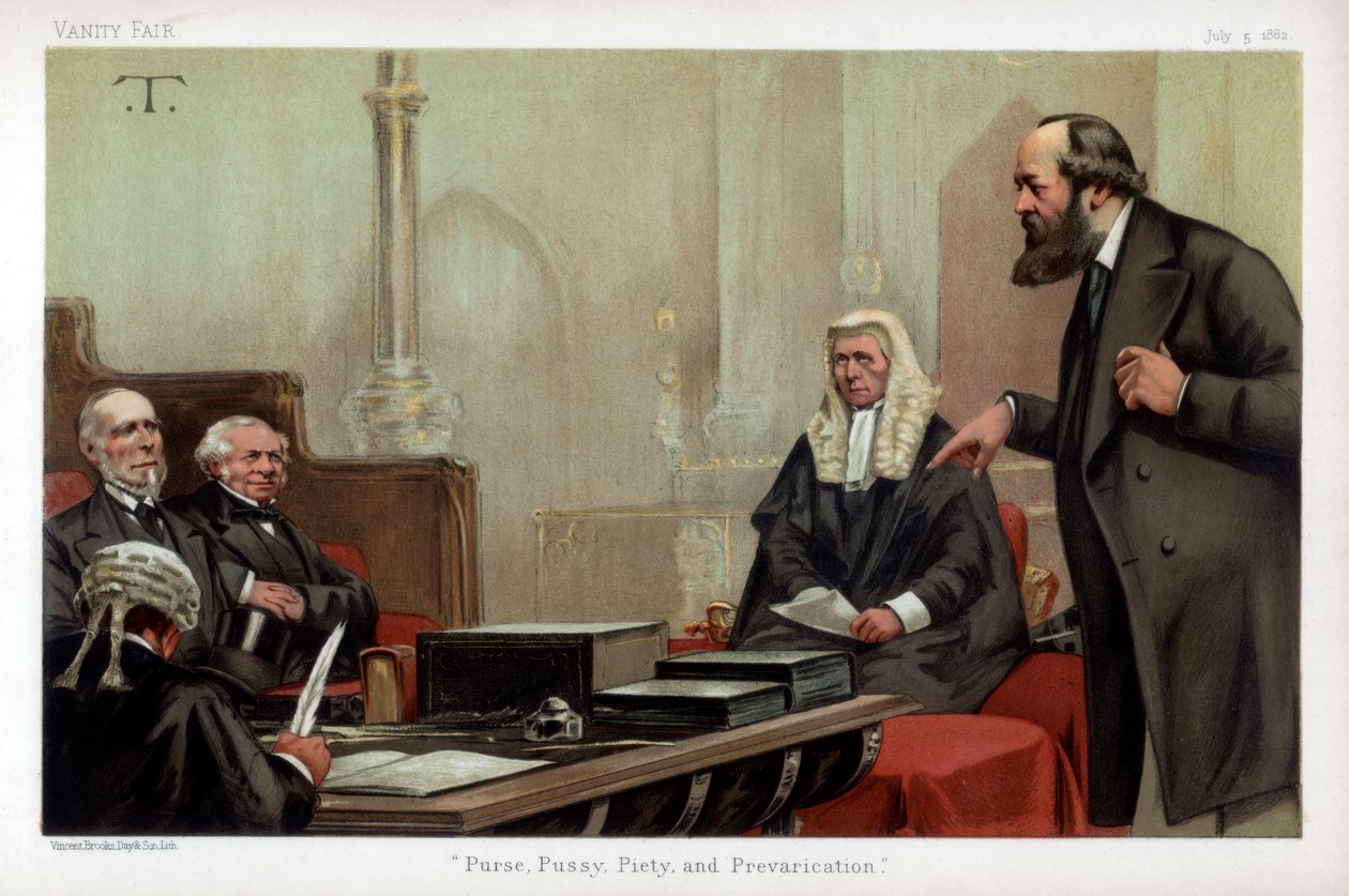 Çanta, Amcık, Dindarlık ve Prevarication, 1882 by Unbekannt