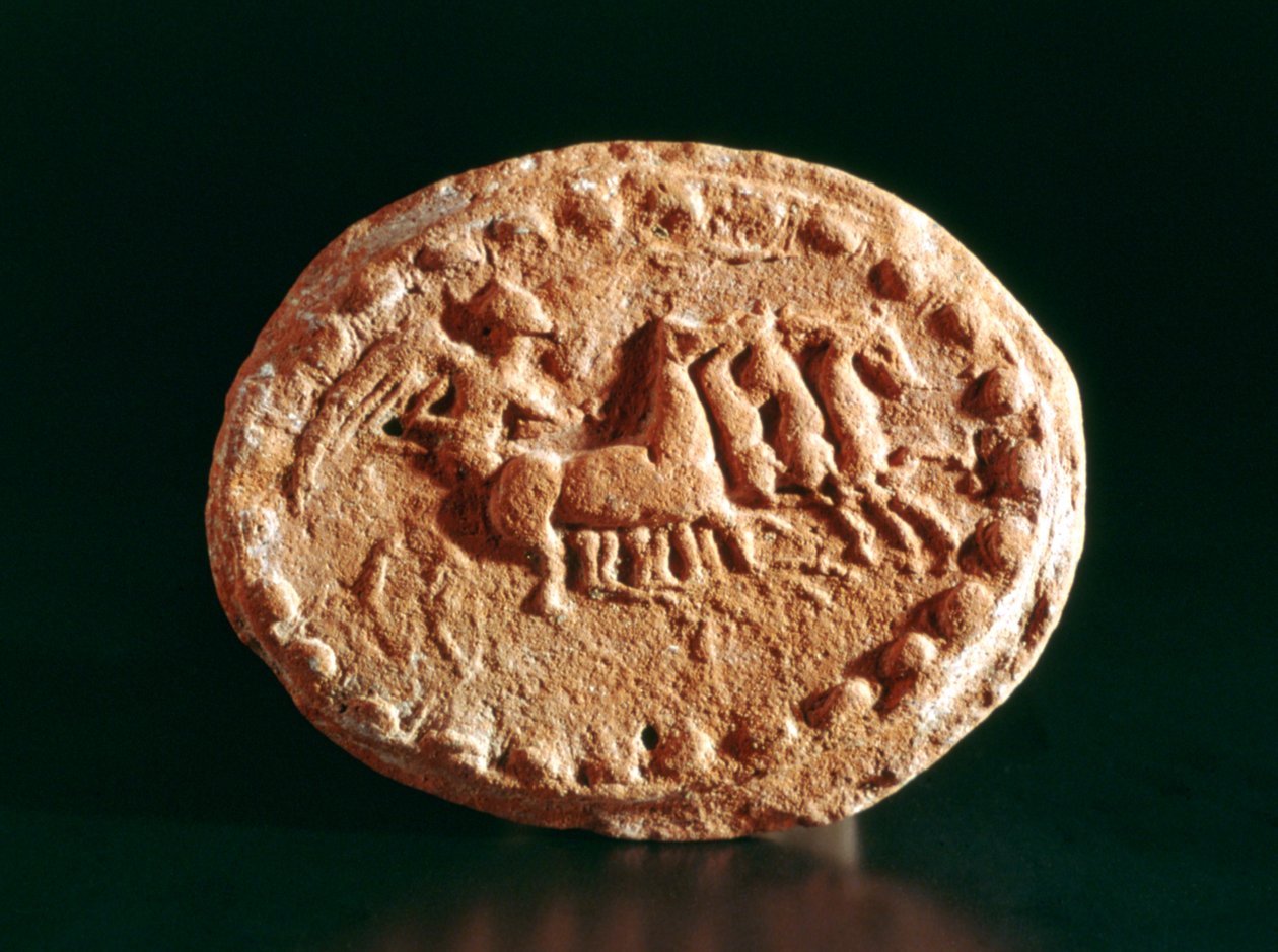 Quadriga, Kerkouane, Tunus, MÖ 3. yüzyıl by Unbekannt