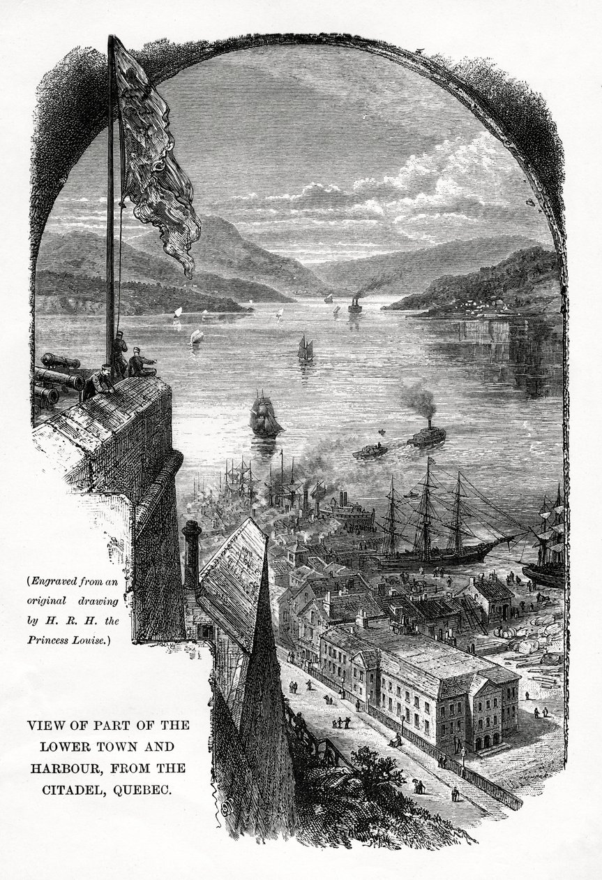 Quebec, Kanada, 19. yüzyılın sonlarında by Unbekannt