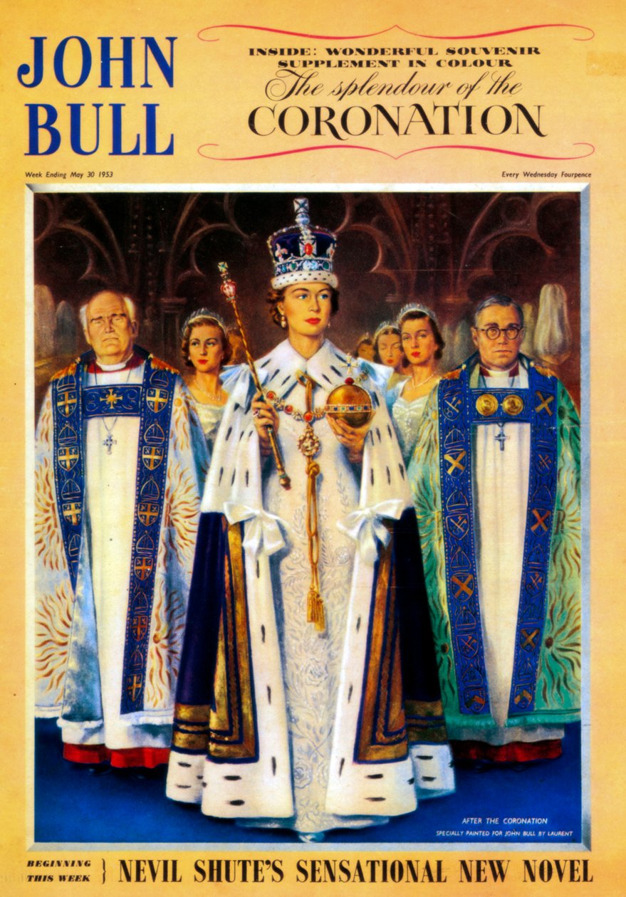 Kraliçe II. Elizabeth b1926, 1953 by Unbekannt